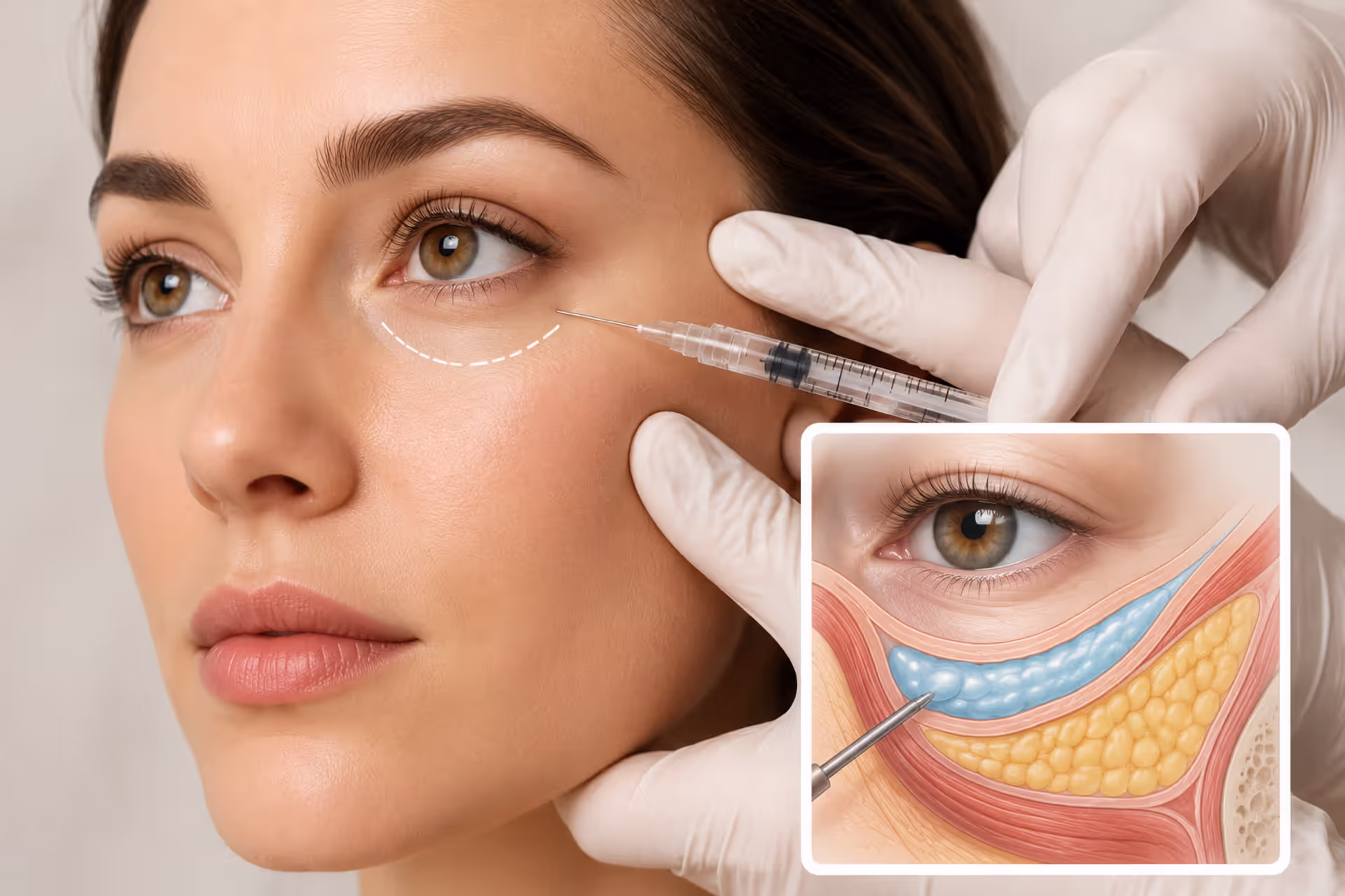 Under Eye Tear Trough Filler Treatment for Dark Circles and Tired-Looking Eyes